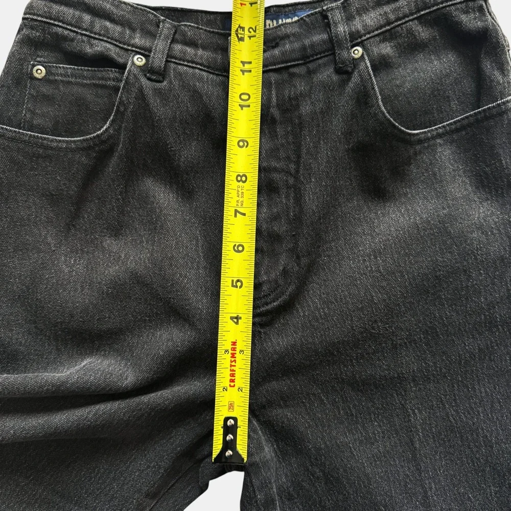 VTG L.A. Blues Black High Rise Mom Jeans Vintage 90s‎ Retro Sz 8 28 tapered leg